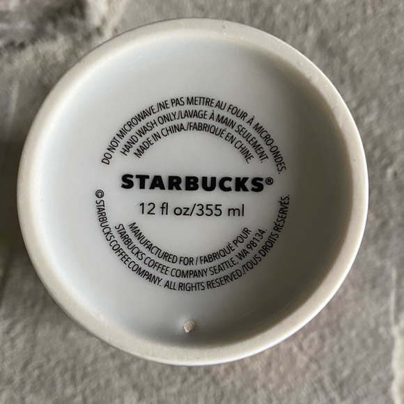 FLORIDA 2017 Starbucks Double Insulated Ceramic Travel Tumbler Mug 12 OZ. - Picture 7 of 8